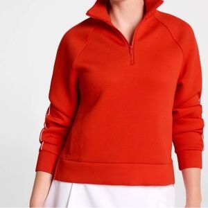 CALIA Women's Red Half-Zip Sweatshirt